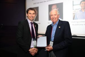 Bruce Walker awarded Honorary Life Member Certificate