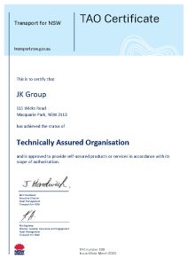 TAO Certificate